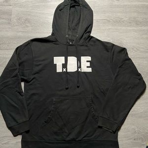 TDE Top Dawg Ent. Basic Block Logo Hoodie MEDIUM